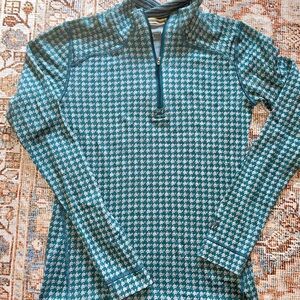 Smartwool Women's Houndstooth merino base layer top medium